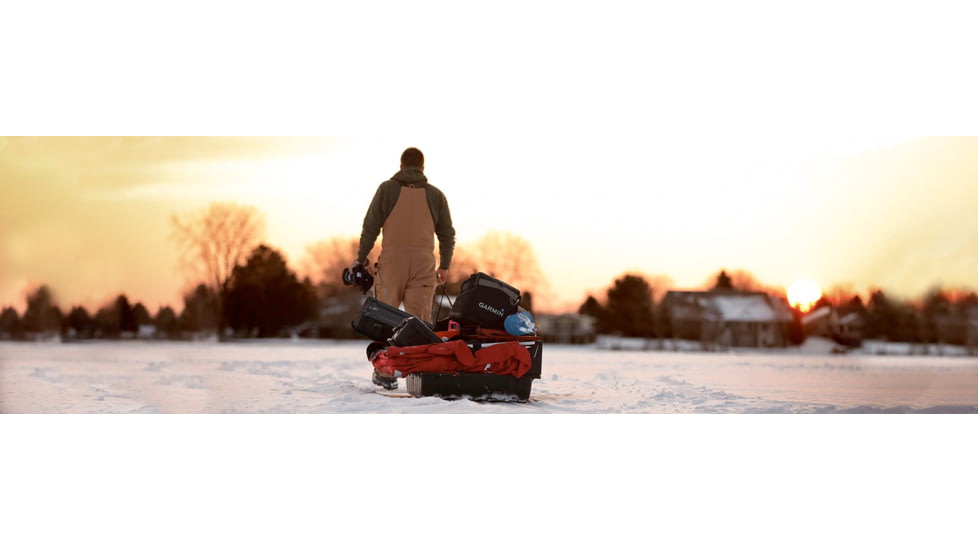 garmin striker plus 5cv ice fishing bundle