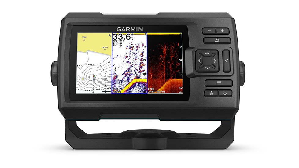 garmin striker plus 5cv ice fishing bundle