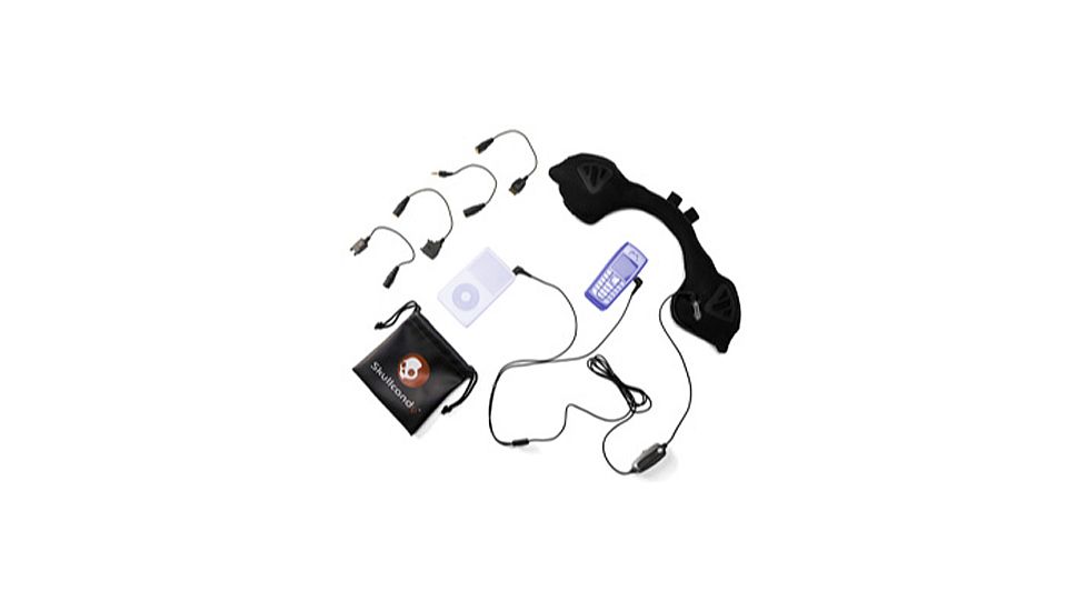 Smith Hustle Audio Ski Helmet Skullcandy Twin Tip Audio Matte Black